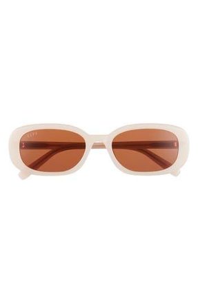 DIFF Eyewear Cove Oval Sunglasses in Light Pink at Nordstrom Rack