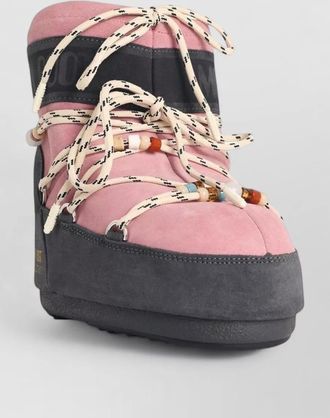 Moon Boot suede leather ankle boots