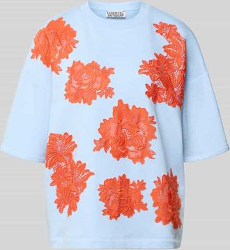 Essentiel Oversized Sweatshirt aus Baumwoll-Mix Modell JISTA in Hellblau, Gr&ouml;&szlig;e XS