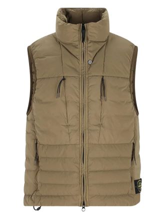 Stone Island Bodywarmer met rits - Beige