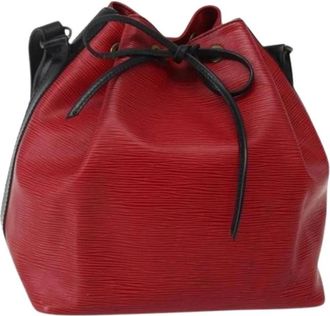 Louis Vuitton Pre-owned Bucket Bags, female, Red, Size: ONE SIZE Pre-owned Bucket Bag