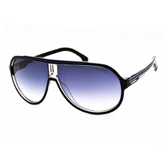 Carrera Sunglasses Aviator Full Rim, Black/blue Frame And Dark Blue Gradient Lens Carrera1057/s0D5108