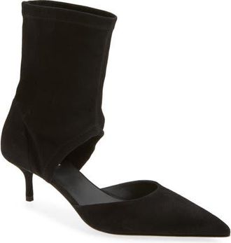 Alaia Pointed Toe Bootie in Noir at Nordstrom, Size 9.5Us