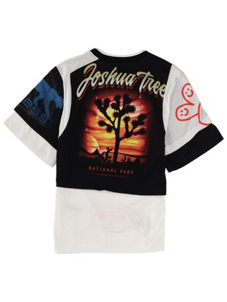 Marine Serre Regenerated Graphic Cotton T-Shirt - White