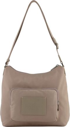 Pourchet Escale Satchel Bag - Dames - Schoudertassen - Beige - ONE Size - Katoen - Tassen