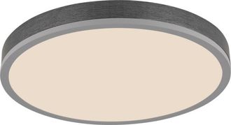 Globo Lighting Globo Doro L&aacute;mpara De Techo Empotrada De 45 Cm, Led Plateado, Regulable, 2700-6500 K, Control Remoto Y Temporizador