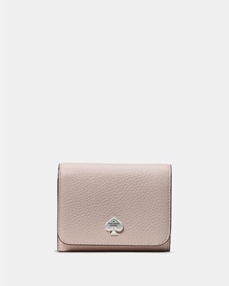 Kate Spade New York Womens Kayla Small L-Zip Wallet - Pink Leather - One Size