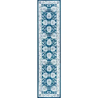Jonathan Y Designs Cherie French Cottage Area Rug in Navy/ivory at Nordstrom, Size 4Ft 0In X 6Ft 0In