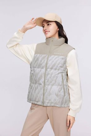 Bosideng Unisex Classic Down Gilet - Beige - Size X-Small