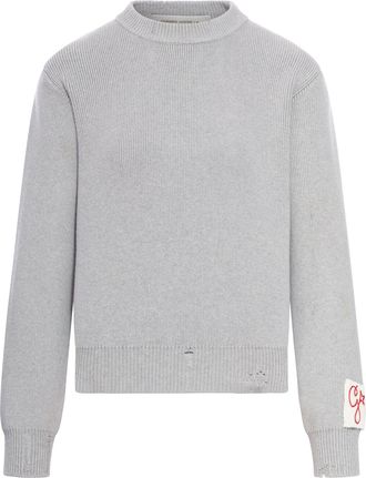 Golden Goose SWEATER WITH A LIVED EFFECT - Golden Goose Deluxe Brand - Woman