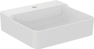 Ideal Lavabo Conca 500x450x165mm Blanco 1 Orificio Para Grifer&iacute;a, Sin Rebosadero Standard