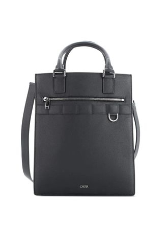Dior Safari Leather tote bag - women - Calf Leather - One Size - Black