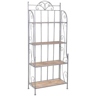 Wanderlust Deco Estanteria expositor gris, 73x36x176h cm