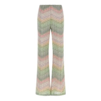 Missoni Caperdoni Broek - Dames - Wijde Broeken - Veelkleurig - M - Pailletten - Broeken