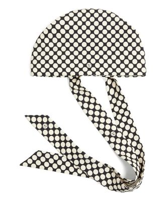 Valentino Garavani Escape headband - women - Cotton/Silk - One Size - Black