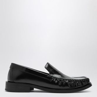Vinny&rsquo;s Black leather Micahel moccasins