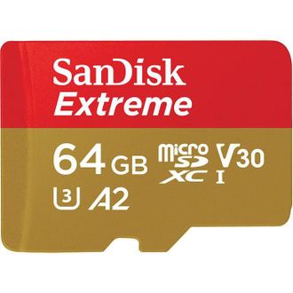 OEM Tarjeta Microsdxc Sandisk Extreme De 64 Gb Uhs-i Clase 3, Sdsqxa2-064g-gn6aa