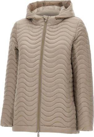 Save The Duck Sirena Jacket - Dames - Winterjassen - Beige - 2XL - Polyester - Jassen