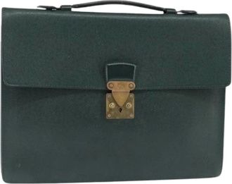 Louis Vuitton Pre-owned Handbags, female, Green, Size: ONE SIZE Pre-owned Vintage Handbag