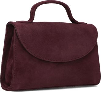 Unisa Rode Su&egrave;de Schoudertas Zceasar - Dames - Handtassen - Rood - ONE Size - Su&egrave;de - Tassen