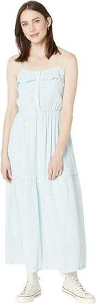 Lost + Wander Lost + Wander Blissful Blues Maxi Dress Womens Purewater Ruffle JDM898