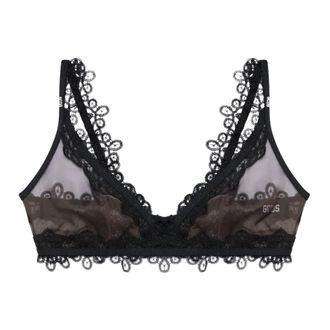 GCDS Gcds, Ondergoed, Dames, Bruin, XS, Lace Bralette