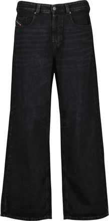 Diesel Le Jean D-Macro L32 - Heren - Loose Fit Jeans - Zwart - W32 L32 - Denim - Jeans