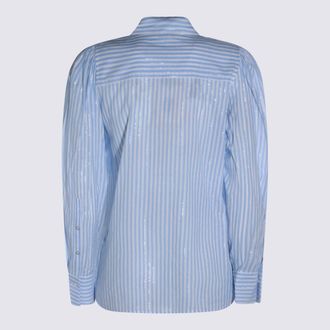 Twin-Set Womens Shirts Riga Azzurro Co Vi Plm