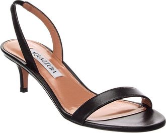 Aquazzura So Nude Leather Sandal