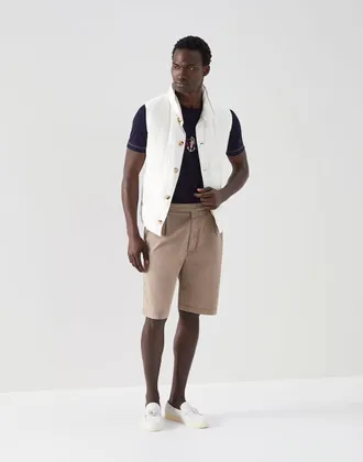 Brunello Cucinelli Graphic Crewneck T-Shirt - Navy
