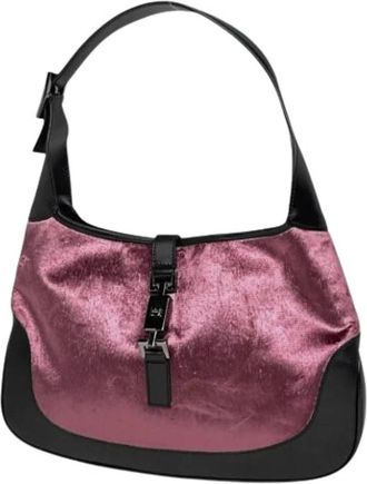 Gucci Pre-owned Shoulder Bags, female, Pink, Size: ONE SIZE Pre-owned Vintage Shoulder Bag