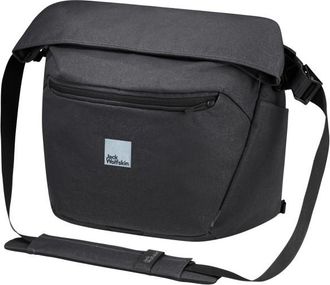Jack Wolfskin Mainkai Messenger Umhängetasche - | schwarz/grau