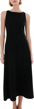 Mango Sleeveless Midi Dress in Black at Nordstrom, Size 4
