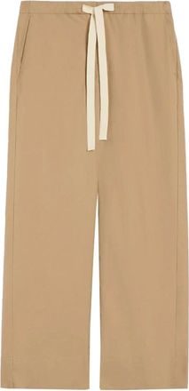 Max Mara Wide Trousers, female, Brown, Size: L Wide Trousers