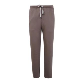 Emporio Armani Heren, Broeken, Bruin, Maat: S Katoen