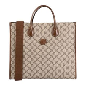 Gucci Borsa Tote Pre-owned GG-Supreme - - Pre-owned - Donna - Beige - ONE SIZE