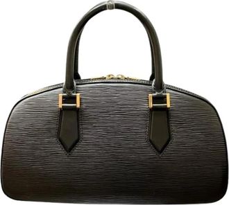 Louis Vuitton Pre-owned Jasmine Epi Handbag - Dames - Vintage Handtas - Zwart - ONE Size - Leer - Vintage