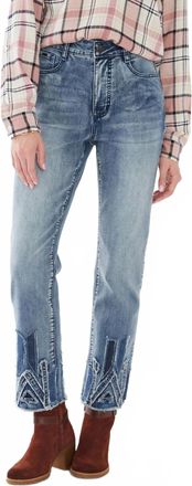 FDJ Suzanne Straight Ankle Jean In Vintage Blue