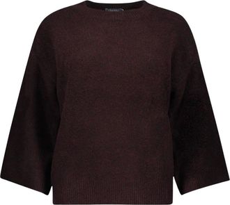 Geisha Pullover 3/4 Mouwen - Dames - Truien - Bruin - Maat: M Wol