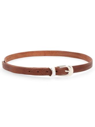 Our Legacy Smooth Cow Leather Belt - Brown