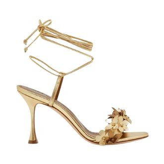 Manolo Blahnik High Heel Sandals, female, Yellow, Size: 8 1/2 US Stiletto Sandals 90
