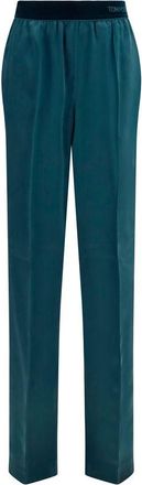 Tom Ford Blue Silk Casual Womens Pants