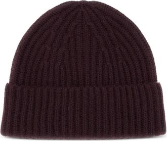 Lisa Yang Berretto a coste in lana - Marrone