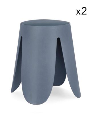Konte Design Lote de 2 taburetes de polipropileno octanio