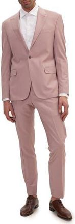 Ron Tomson Super 120S Merino Wool Tuxedo in Blush at Nordstrom Rack, Size 38 Us / 48 Euregular