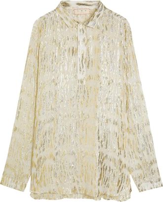 SMR Days Camicia Ornos metallizzata - Oro