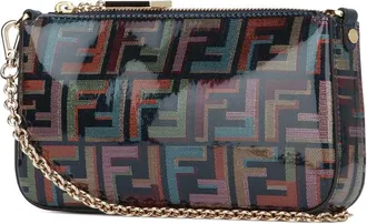 Fendi Baguette Chain-strap Clutch Bag