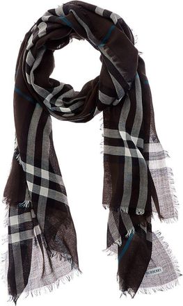 Burberry Check Wool Scarf