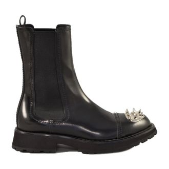 Alexander McQueen Heren, Schoenen, Zwart, Maat: 41 EU Leer