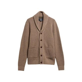 Barbour Hartland Cardigan - - Knitwear - Uomo - Beige - L